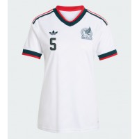 Dámy Fotbalový dres Mexiko Johan Vasquez #5 MS 2026 Venkovní Krátký Rukáv